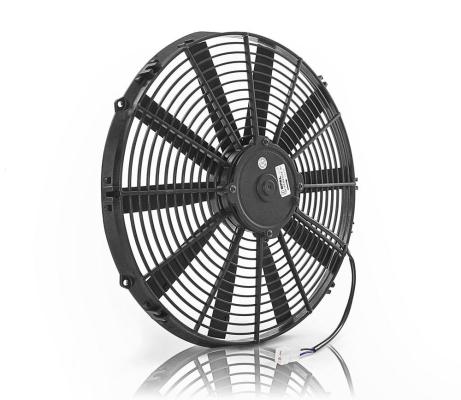 16 Inch Electric Puller Fan Euro Black Medium Profile Be Cool Radiator