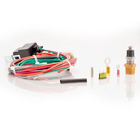 Electric Fan Wiring Harness Kit w/Sending Unit 195-175 Be Cool Radiator
