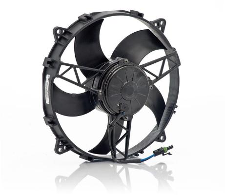 11 Inch Puller Fan Curved Blade Qualifier Euro Black Be Cool Radiator