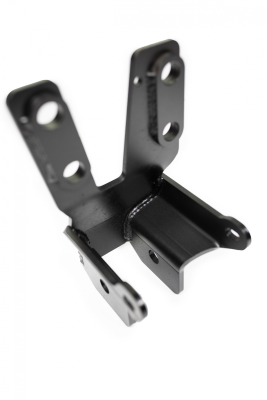 18-20 Jeep Wrangler/Gladiator JL/JT Yeti XD Sealed Bearing Sector Shaft Brace with Frame Side Track Bar Reinforcement Bracket - Aluminum Steering Box Only Steer Smarts