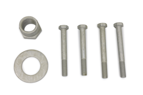 07-24 Jeep Wrangler/Gladiator JK/JL/JT Big Bore Sector Shaft Brace Supplemental Hardware Kit Steer Smarts