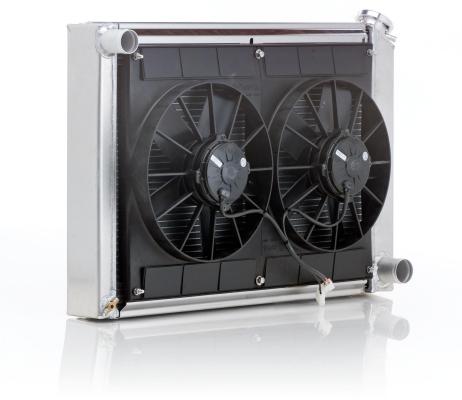 Radiator Module Factory-Fit Natural Finish for 82-93 S10 GM S15 Pickup/S15 Jimmy w/Std Trans Be Cool Radiator