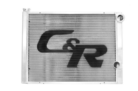 Radiator Universal CR Performance Double Pass Open 31 Inch x  Inch 1-3/4 Inch High Outlet C&amp;R Racing