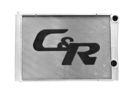Radiator Lightweight Dirt Modified Double Pass Extruded Tube Open 26 in x  in 1-3/4 in High Outlet C&amp;R Racing