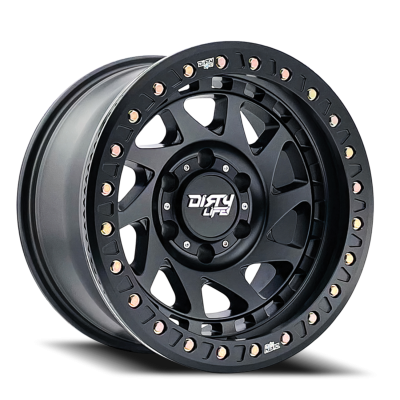 Dirty Life Race Wheels Enigma Race 9313 Matte Black 17X9 6-139.7 -38Mm 106Mm