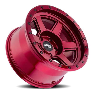 Dirty Life Race Wheels Compound 9315 Gloss Crimson Candy Red 17X9 5-139.7 -12Mm 108Mm