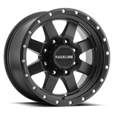 Aluminum Wheels 18x9 Defender 935B Satin Black Multi Spoke 18 Offset 8 on 180 Bolt Pattern 130.81 Bore Raceline