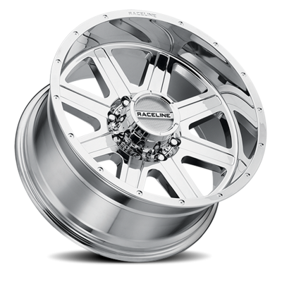 Aluminum Wheels 20x12 Hostage 940C Chrome -44 Offset 8 on 170 Bolt Pattern 125.2 Bore Raceline