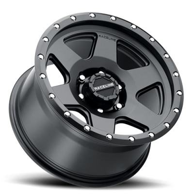 Aluminum Wheels 17x8 Boost 946B Satin Black 6 Spoke 35 Offset 6 on 120 Bolt Pattern 67.1 Bore Raceline