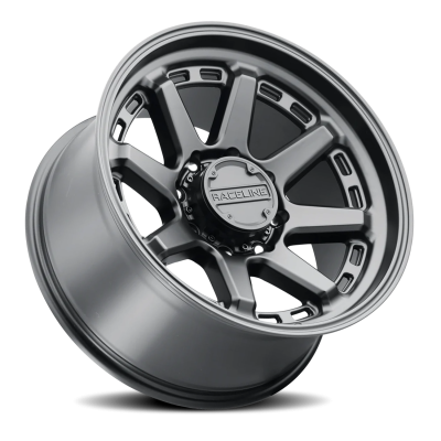 Aluminum Wheels 20x9 Scout 947B Satin Black 18 Offset 8 on 170 Bolt Pattern 125.2 Bore Raceline