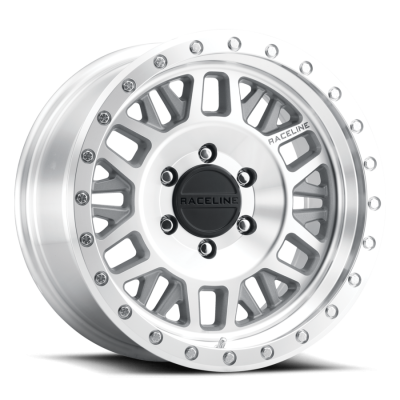 Aluminum Wheels 17x8.5 Ryno 951MC Machined Silver 18 Offset 6 on 135 Bolt Pattern 87.1 Bore Raceline