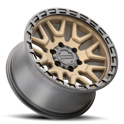 Aluminum Wheels 17x9 Krank 953BZ Satin Bronze -12 Offset 8 on 170 Bolt Pattern 125.2 Bore Raceline