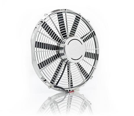 16 Inch Super Duty Puller Fan Module Chrome Plated Be Cool Radiator