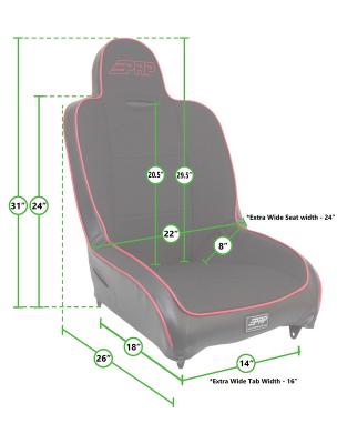 Premier High Back Suspension Seats Kit for 03-06 Jeep Wrangler TJ Pair Gray PRP Seats