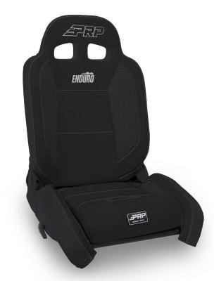 EnduroTrail Reclining Suspension Seat Black Suede Driver PRP Seats