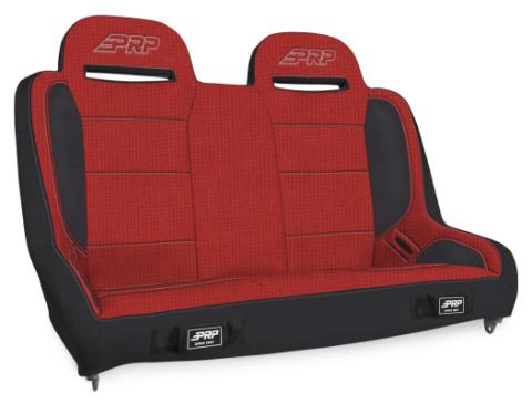 Elite Series Rear Bench for Jeep Wrangler JKU/JLU Red PRP Seats