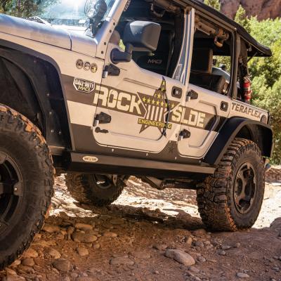 Jeep JK Side Step Slider Set For 07-18 Wrangler JK 4 Door Models Set Rock Slide Engineering