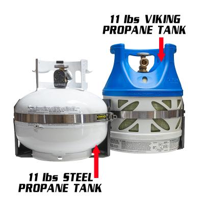 Propane Tank Bracket For 11 LB Squatty Propane Tank &amp; 11 LB Viking Composite Tank