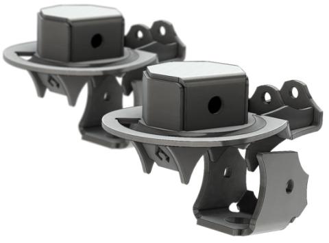 Ultimate Coil Bracket 22 Degree LCA Brackets 3.5 Inch Tube Diameter Artec Industries