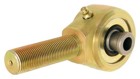 Forged Johnny Joint 2 Inch 2.975 Inch X 0.500 Inch Ball 3/4 Inch-16 Left Hand Threaded Shank Externally Greased Zinc Plated Ball Each RockJock 4x4