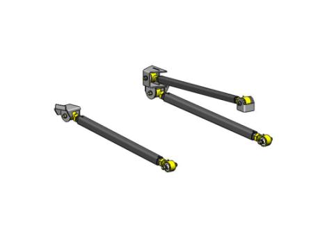 Jeep Wrangler Pro Series 3 Link Front Upgrade Kit 2004-2006 LJ Clayton Off Road