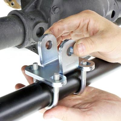 Currectlync Steering System 07-18 Wrangler JK Bolt-On Includes 1 1/2 Inch Diameter Tie Rod/Forged Drag Link HD Steering Stabilizer Shock Mounting Kit RockJock 4x4