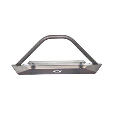 Jeep YJ / TJ / LJ Mid-Width Front Bumper W/Stinger Bare Steel Motobilt