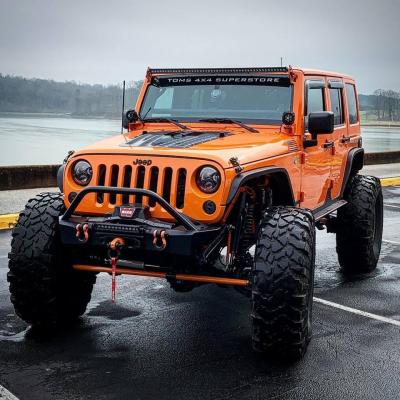 Aluminum Crusher 2 Inch Front Fenders for Jeep JK / JKU Motobilt