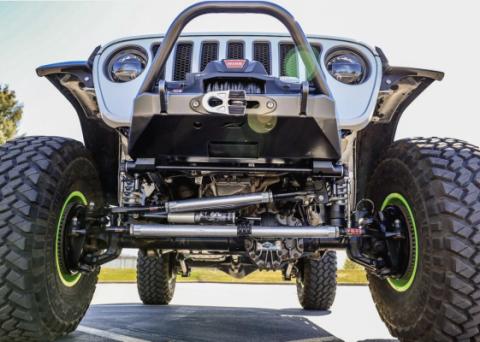 Tomahawk Frame Chop Front Bumper w/Bull Bar for Jeep JK, JL, JT Motobilt