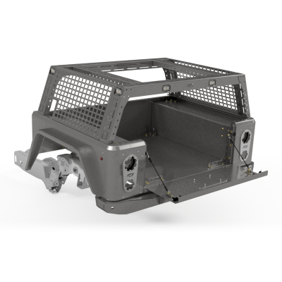 Bed Rack System for Gladiator with Optional Molle Panels Motobilt