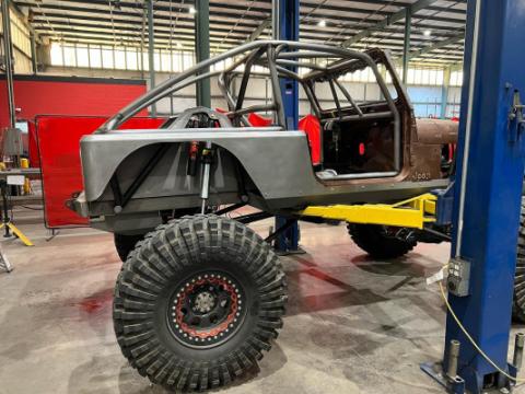 Rear Upper Coil Over Shock Mounts for High Line Fenders Motobilt