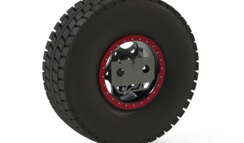 Spare Tire Tag Relocation Mount Motobilt
