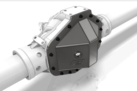 14 Bolt Rear Diff Cover for ECGS / Fusion 4x4 Axles Motobilt