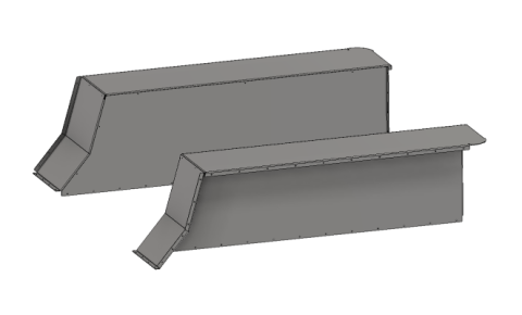 15 Inch Stretch Highline Rear Inner Fender Replacement Kit for 1987-1996 Jeep YJ Motobilt