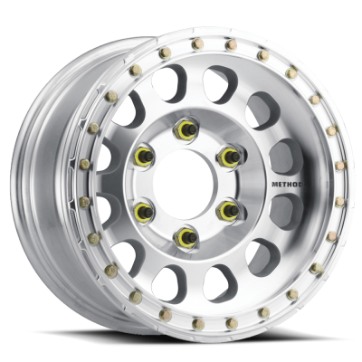 Aluminum Wheels 17x9 Beadlock MR103 Bolt Pattern 8 On 170 Offset -12 Lip Size 2.76 Raw Machined Method
