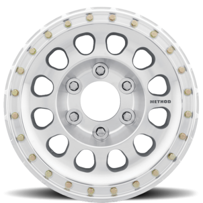 Aluminum Wheels 17x9 Beadlock MR103 Bolt Pattern 8 On 170 Offset -12 Lip Size 2.76 Raw Machined Method