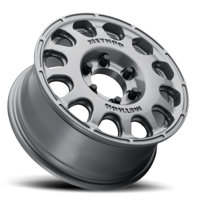 Aluminum Wheels 16x7 MR107 Bolt Pattern 6 On 139.7 Offset 45 Lip Size 0 Gloss Titanium Method