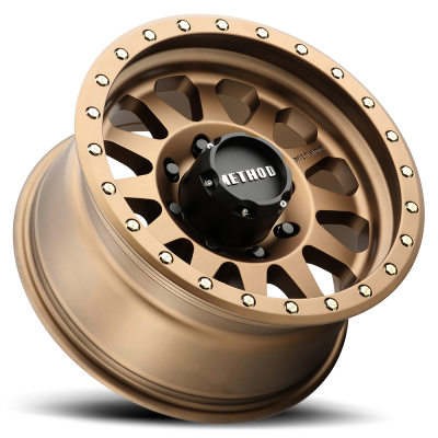 Aluminum Wheels 17x8.5 Double Standard MR304 Bolt Pattern 8 On 170 Offset 0 Lip Size 2.6 Method Bronze BRZ Method