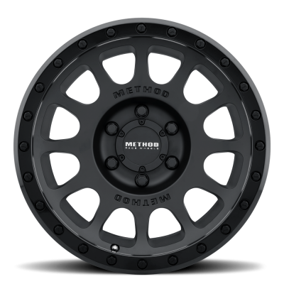 Aluminum Wheels 17x8.5 NV MR305 Bolt Pattern 8 On 165.1 Offset 0 Lip Size 1.3 Double Black MB Method