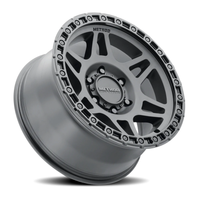 Aluminum Wheels 17x9 MR312 Bolt Pattern 6 On 139.7 Offset -12 Lip Size 0.91 Double Matte Black MBGL Gloss Black Lip Method
