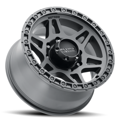 Aluminum Wheels 18x9 MR312 Bolt Pattern 8 On 170 Offset 18 Lip Size 1.02 Double Matte Black MBGL Gloss Black Lip Method