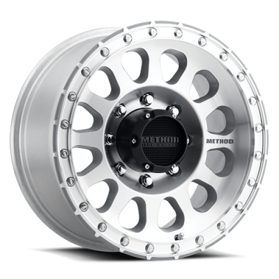 Aluminum Wheels 20x10 MR315 Bolt Pattern 8 On 180 Offset -18 Lip Size 3.27 Machined SL Clear Coat Method