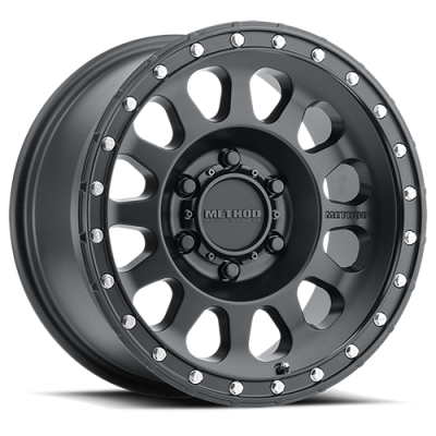 Aluminum Wheels 17x8.5 MR315 Bolt Pattern 6 On 120 Offset 0 Lip Size 1.65 Matte Black MB Method
