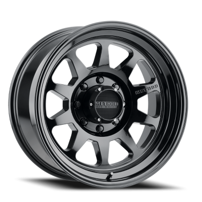 Aluminum Wheels 20x10 MR316 Bolt Pattern 8 On 180 Offset -18 Lip Size 3.03 Gloss Black GB Method