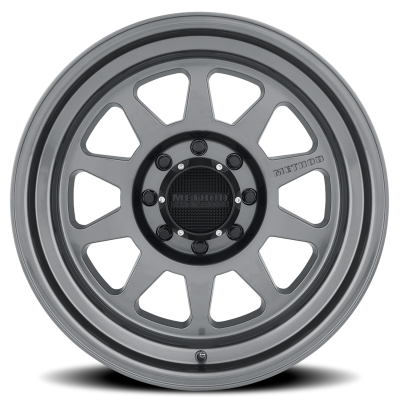Aluminum Wheels 20x9 MR316 Bolt Pattern 8 On 180 Offset 18 Lip Size 1.77 Gloss Titanium TT Method