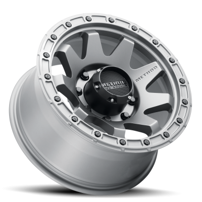 Aluminum Wheels 20x9 MR317 Bolt Pattern 8 On 180 Offset 18 Lip Size 0.83 Matte Titanium GY Method