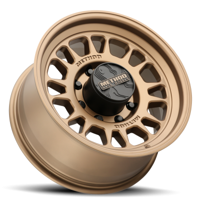 Aluminum Wheels 17x8.5 MR318 Bolt Pattern 8 On 170 Offset 0 Lip Size 1.89 Method Bronze BZ Method