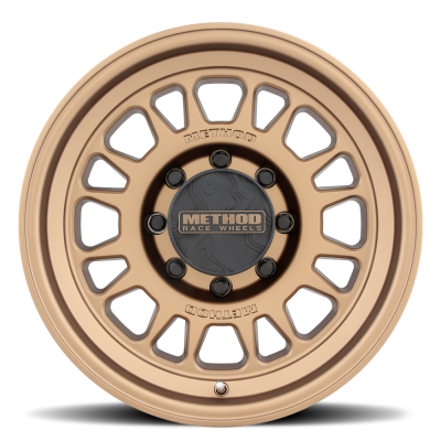 Aluminum Wheels 17x8.5 MR318 Bolt Pattern 8 On 170 Offset 0 Lip Size 1.89 Method Bronze BZ Method