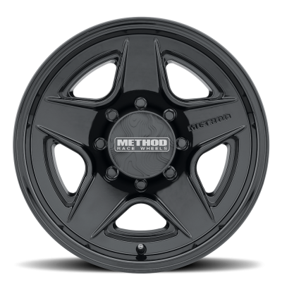 Aluminum Wheels 20x9 MR319 Bolt Pattern 8 On 165.1 Offset 18 Lip Size 1.06 Gloss Black GB Method