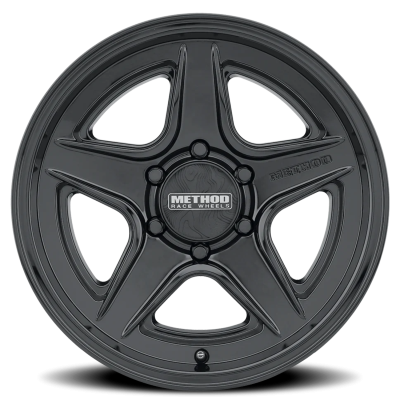 Aluminum Wheels 17x9 MR319 Bolt Pattern 6 On 139.7 Offset -12 Lip Size 1.14 Gloss Black GB Method